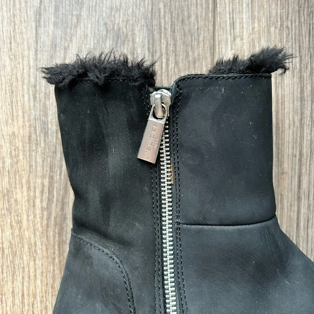 J/Slides Henley Platform Leather Boots | 8 - Picture 6 of 15